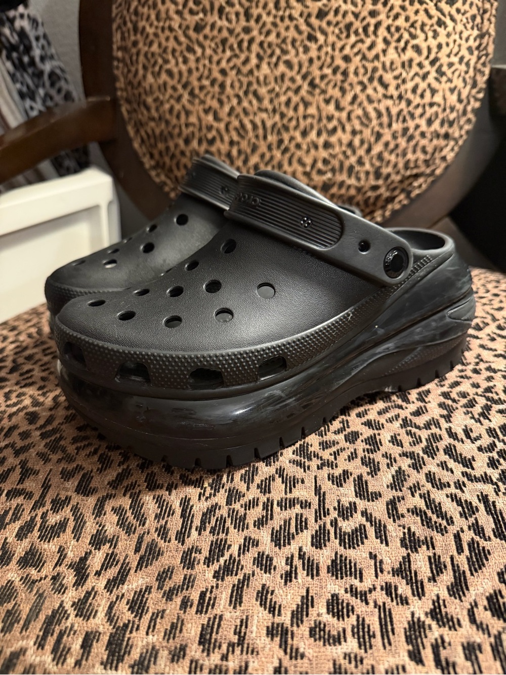 CROCS Women’s Black Classic Platform Clog